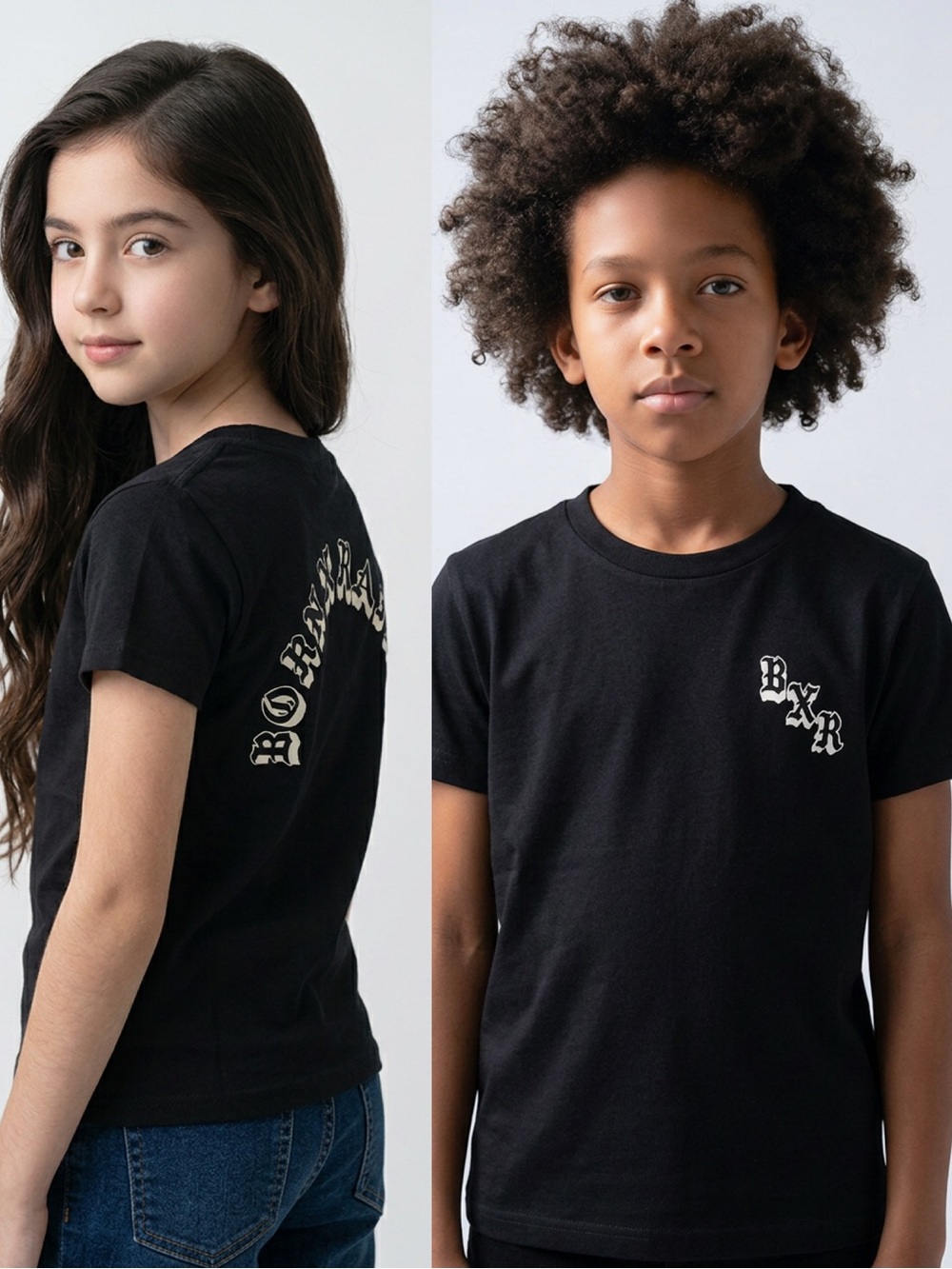 Born X Raised Behind The Arch Youth Tee Black / Cream Size 8 / 10 - Streetwear